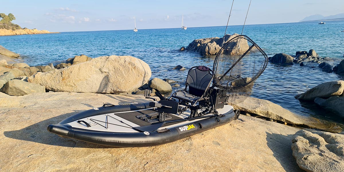 SUPJAK V2 – Pro Angler + HELIX 7 CHIRP Echolot - Lautlos an den Fisch ohne Scheuchwirkung