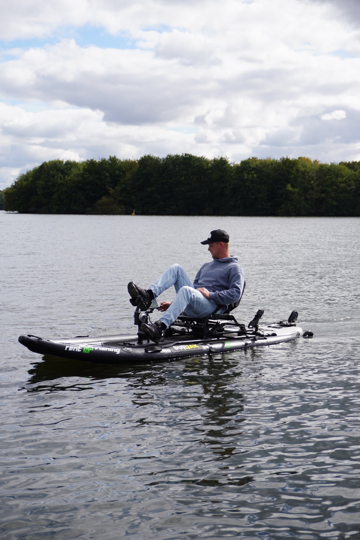 SUPJAK V2 – Pro Angler + HELIX 7 CHIRP Echolot - Lautlos an den Fisch ohne Scheuchwirkung